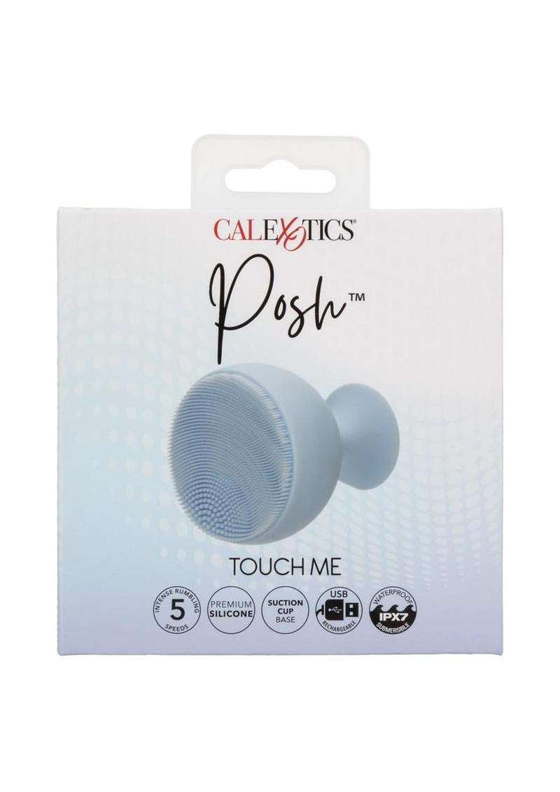 Vibrador de silicona recargable Posh Touch Me - Azul