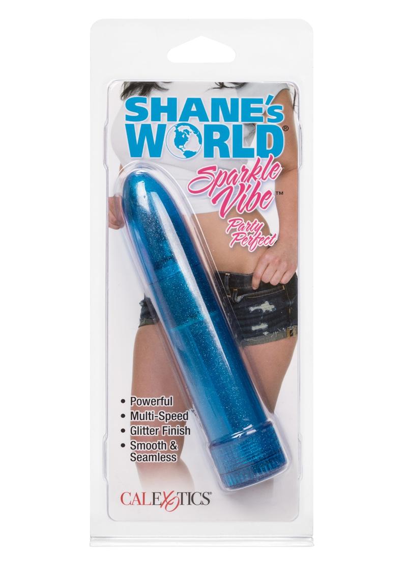 Vibrador brillante Shanes World - Azul