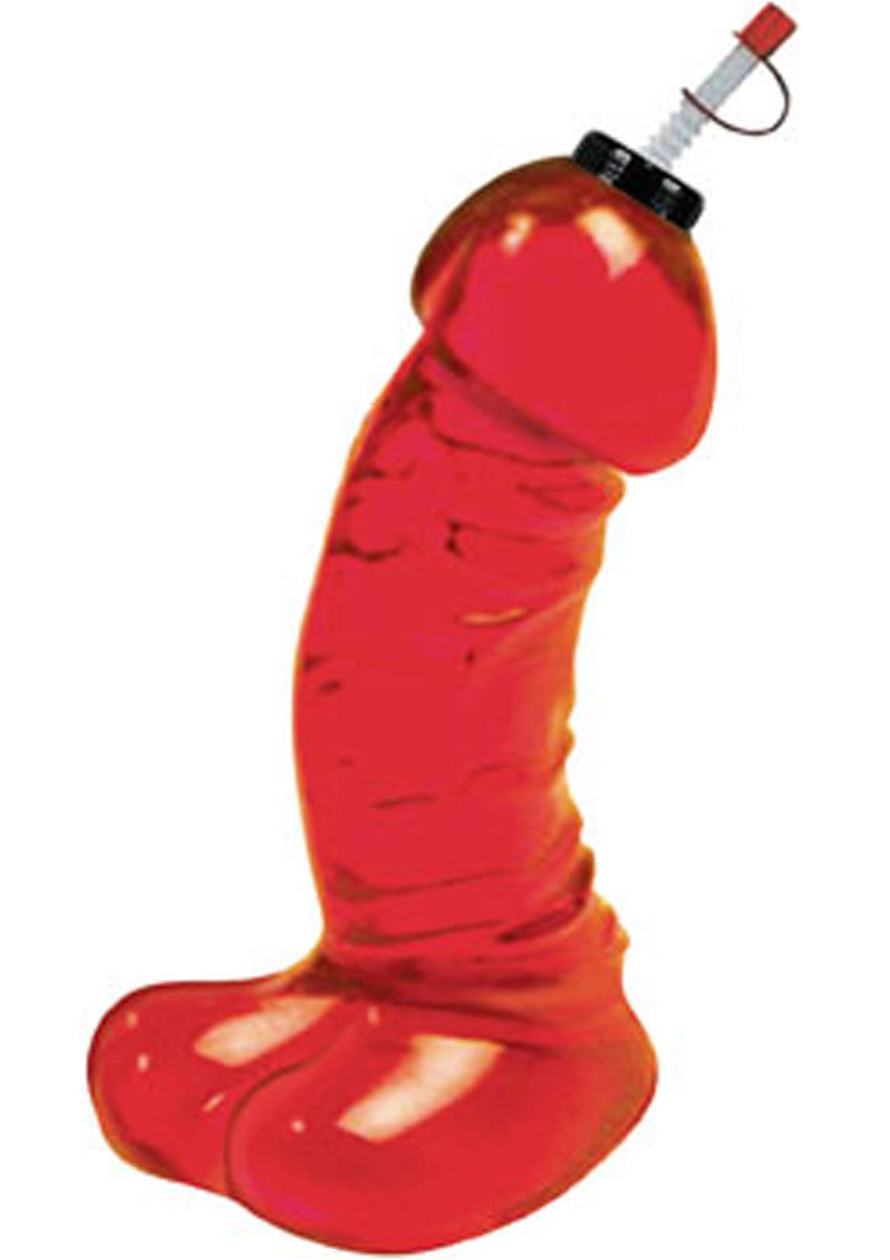 Botella deportiva Dicky Chug roja de 16 onzas