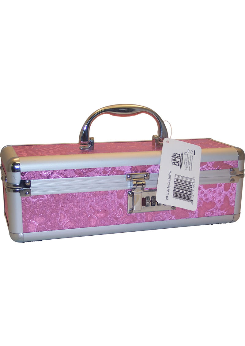 Estuche vibrador con cerradura - Pequeño - Rosa