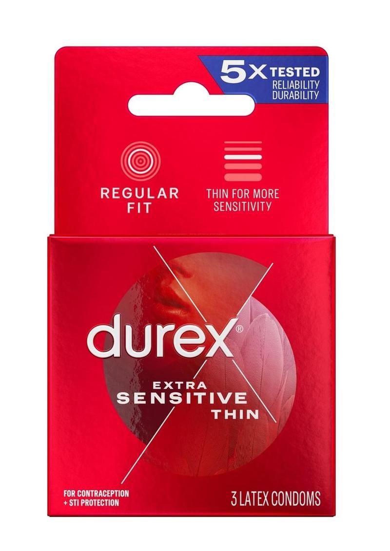 Condones Durex Extra Sensitive (paquete de 3)