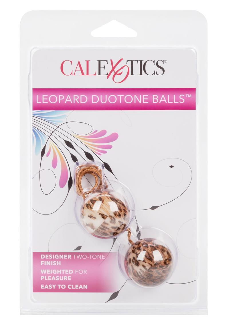Las bolas de duotono de leopardo