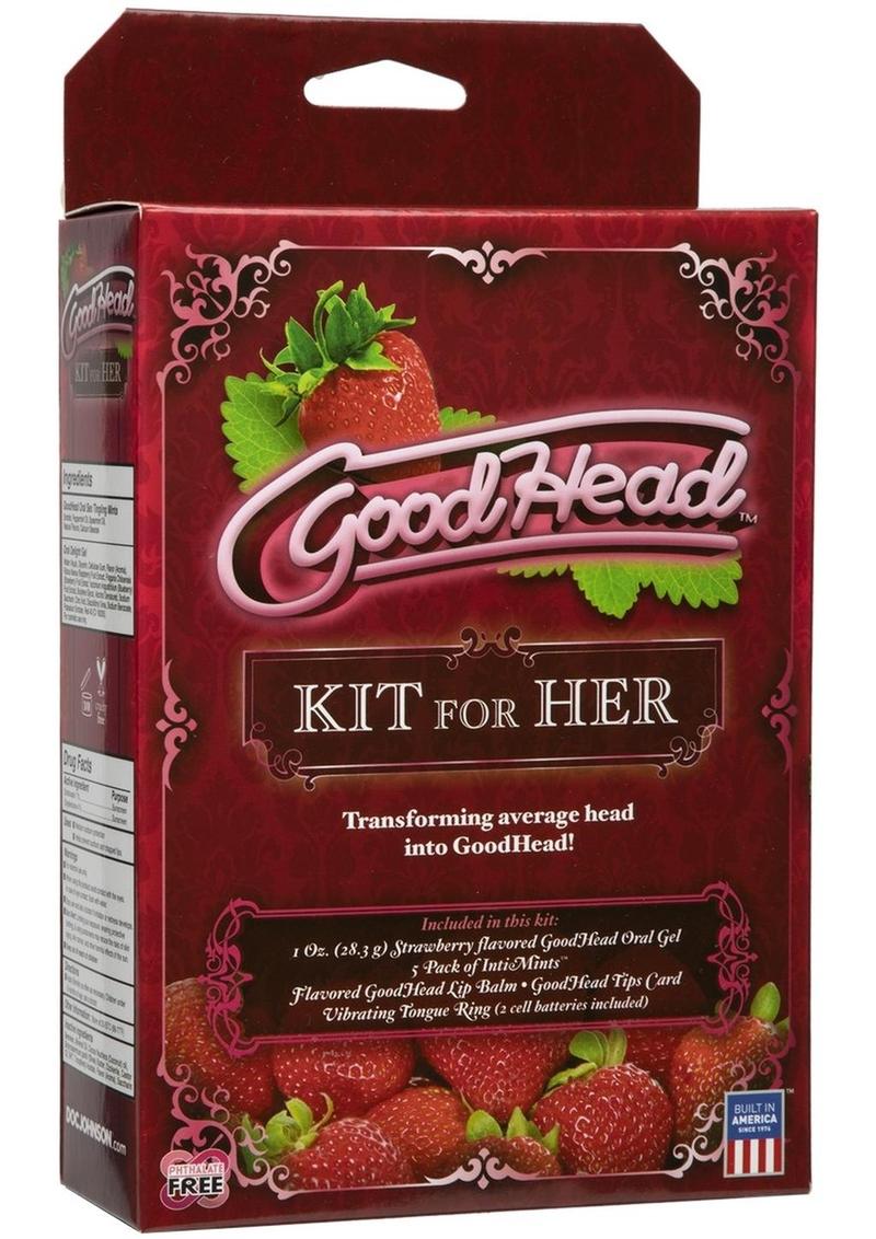 Kit GoodHead para ella Fresa