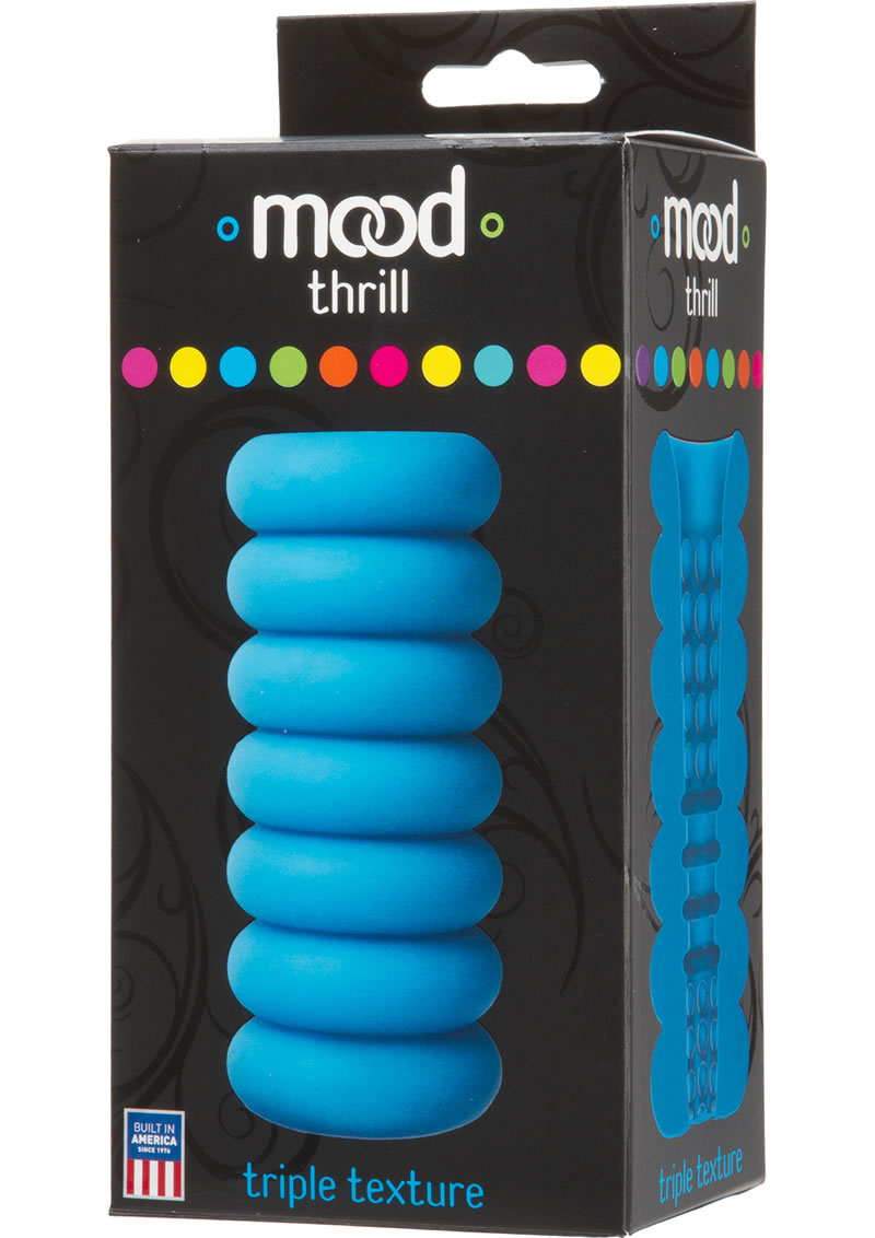 Masturbador Mood Thrill Ultraskyn - Azul