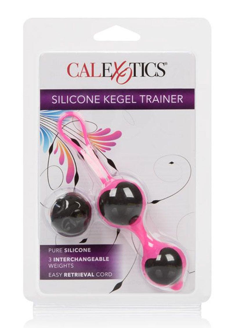Bolas de Kegel de silicona Cocolicious - Negro/Rosa