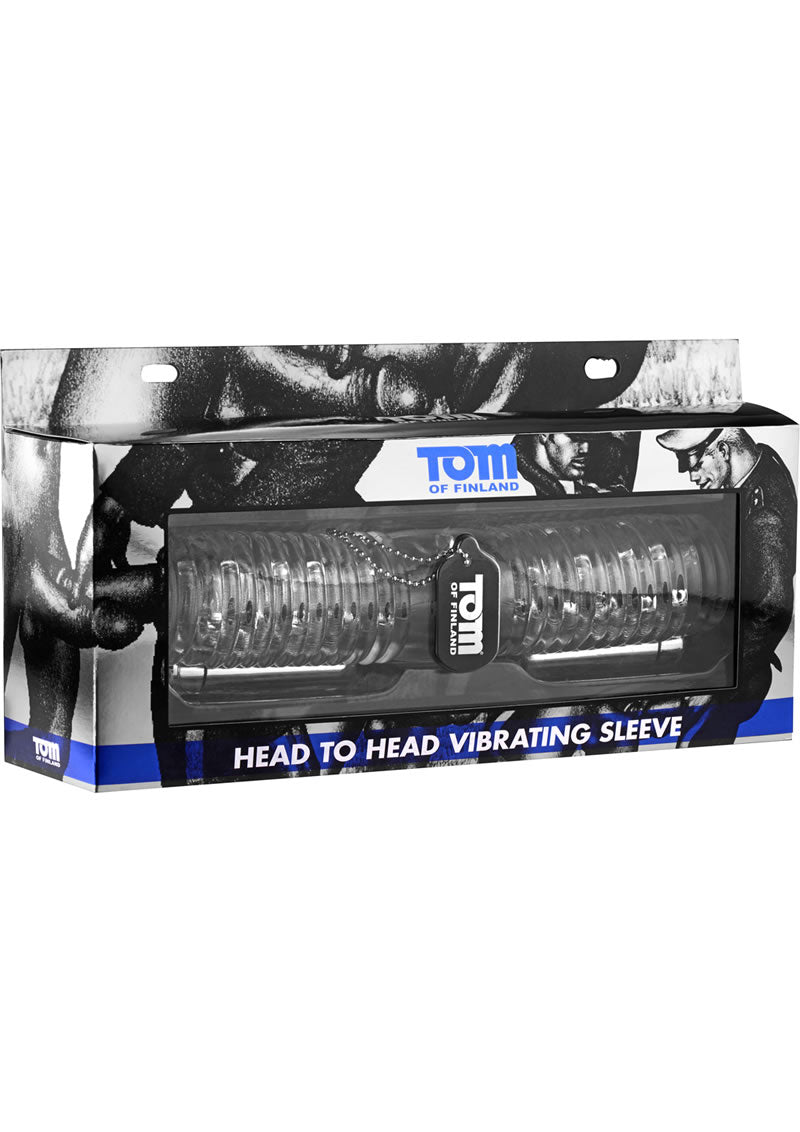 Funda vibratoria Tom Of Finland Head to Head - Gris