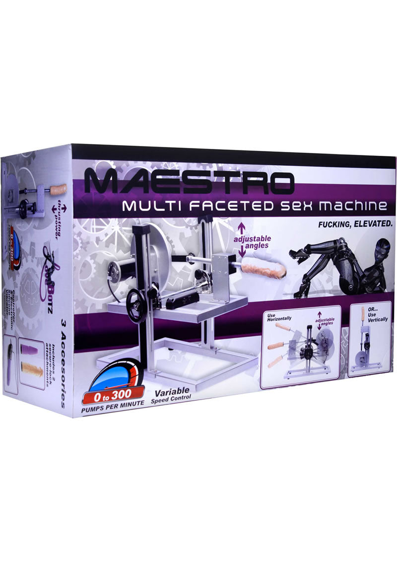 Máquina sexual multifacética LoveBotz Maestro - Gris