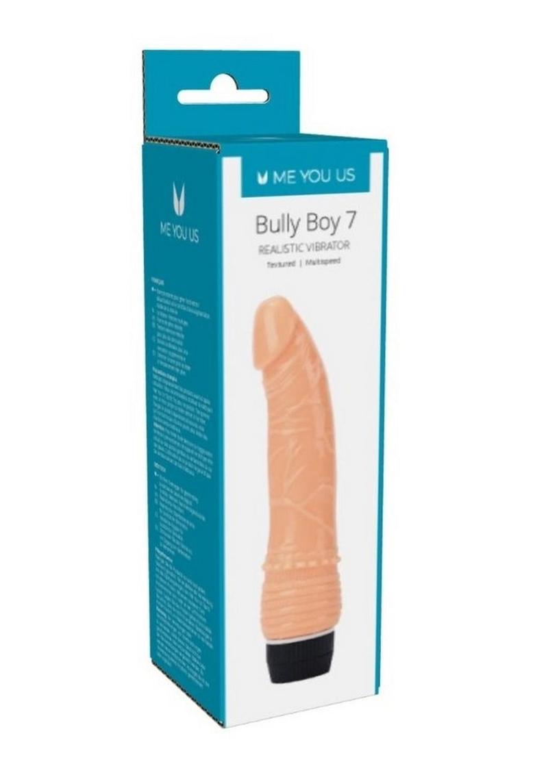 ME YOU US Bully Boy 7 Vibrador Realista - Vainilla