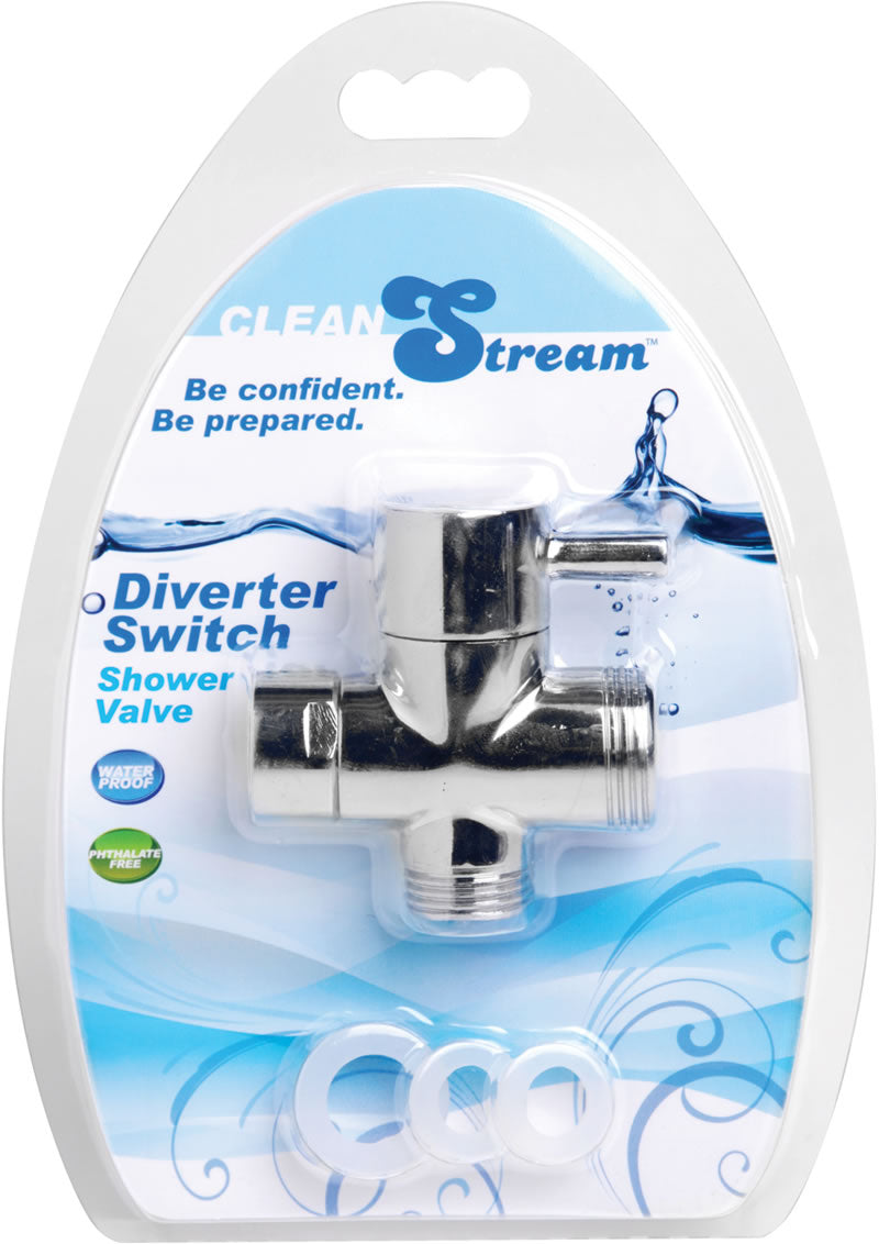 Válvula de ducha con interruptor desviador CleanStream - Plateada