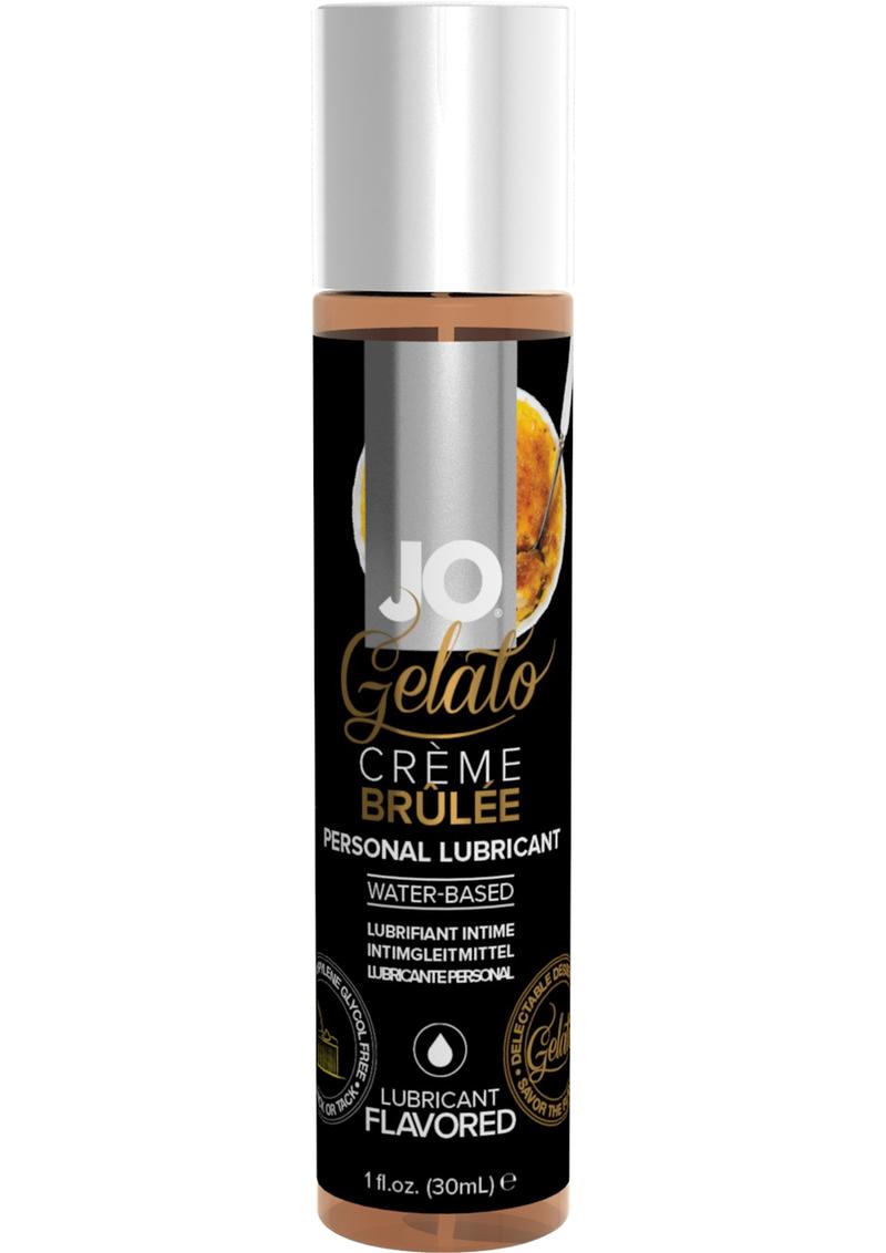Lubricante a base de agua saborizado JO Gelato Crème Brûlée 1 oz