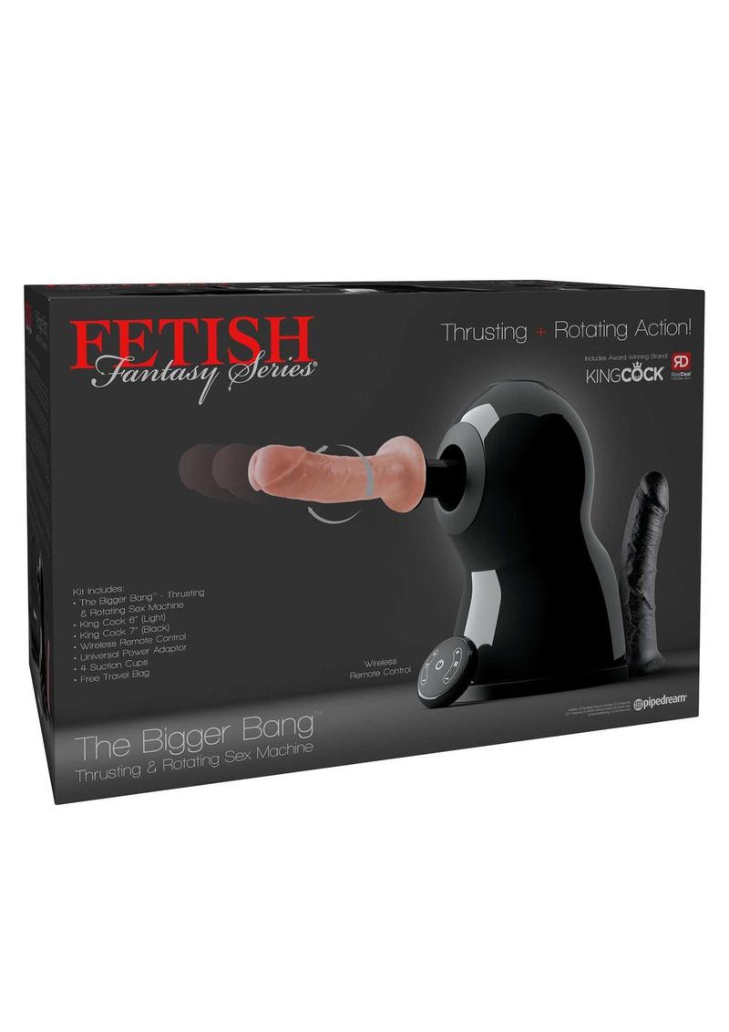 Máquina sexual giratoria y de empuje con mayor explosión Fetish Fantasy