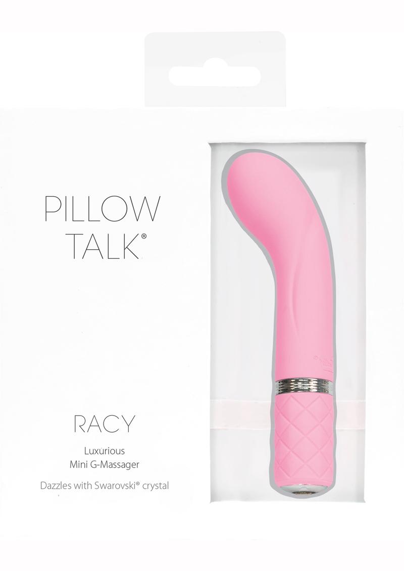 Mini vibrador de punto G recargable de silicona Pillow Talk Racy - Rosa
