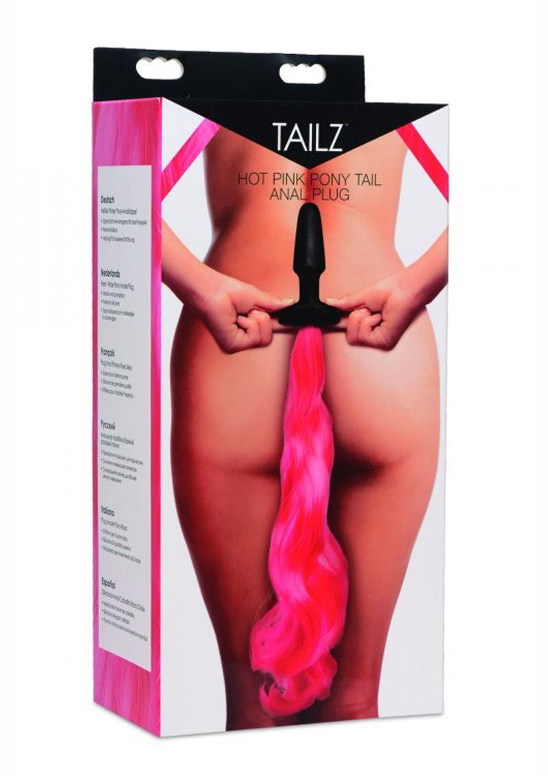 Tapón anal con cola de caballo Tailz - Rosa intenso