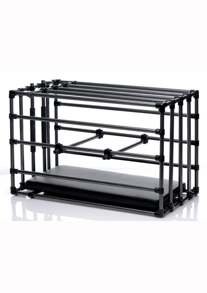Jaula para perros Master Series con tablero acolchado - Negra