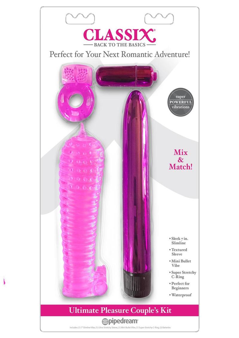 Classix Ultimate Pleasure Couple's (kit de 4 piezas) - Rosa