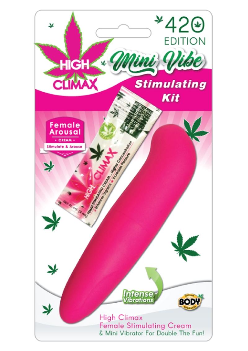 Mini vibrador estimulador High Climax - Rosa