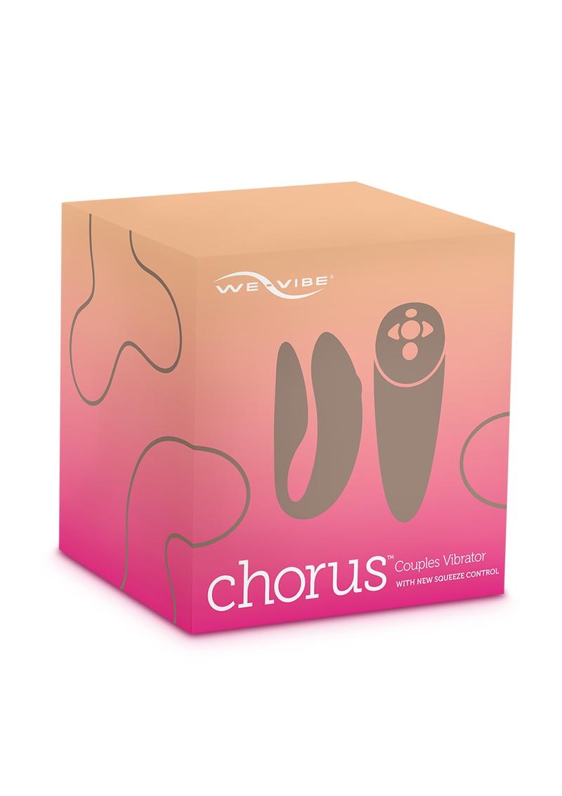 Vibrador recargable para parejas We-Vibe Chorus con control remoto - Rosa