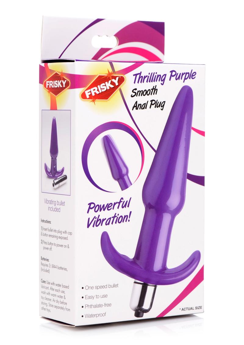 Plug anal morado suave y emocionante - Morado