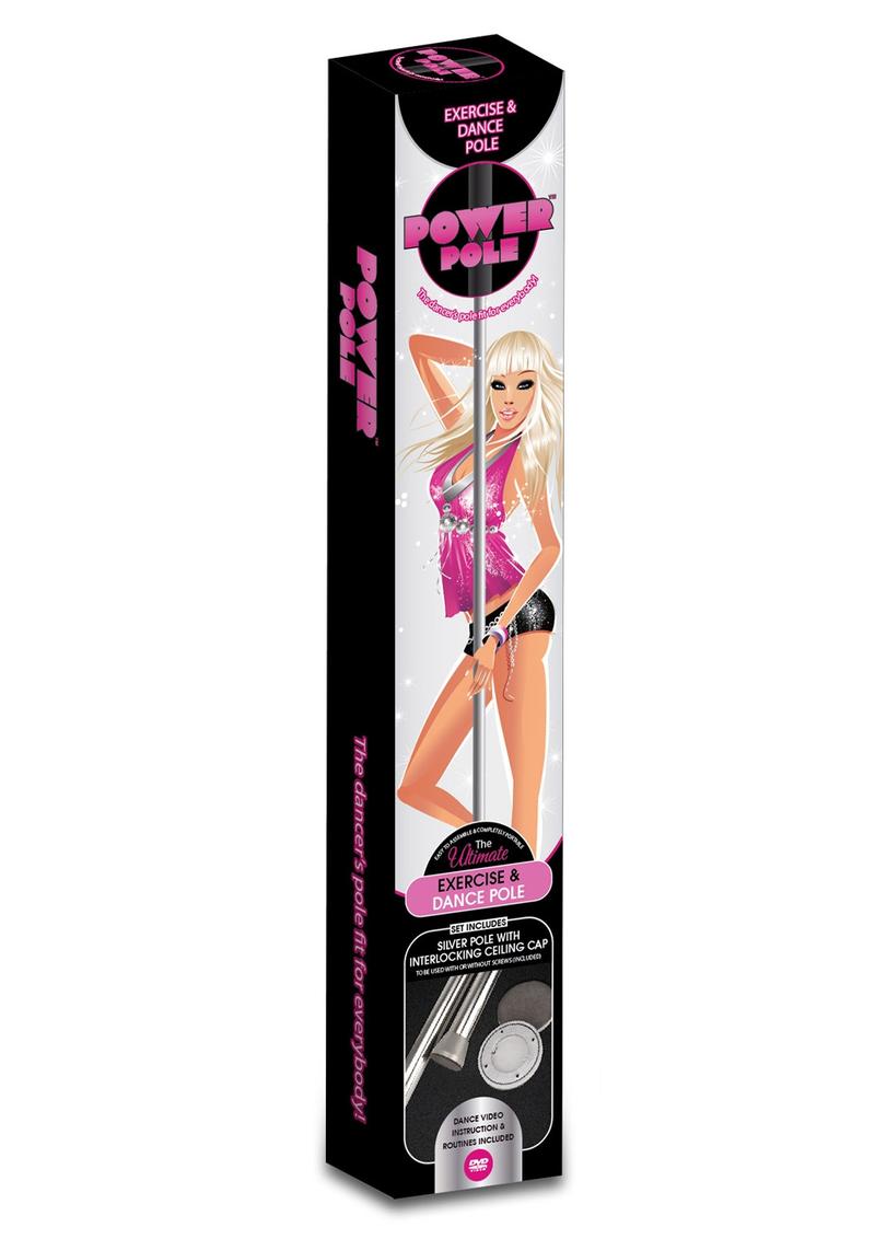 Power Pole Ultimate Exercise and Dance Pole se extiende hasta 9,2 pies.