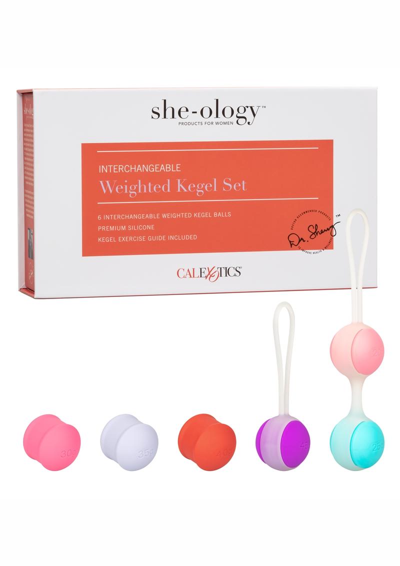 Set de Kegel con pesas intercambiables She-ology - Multicolor