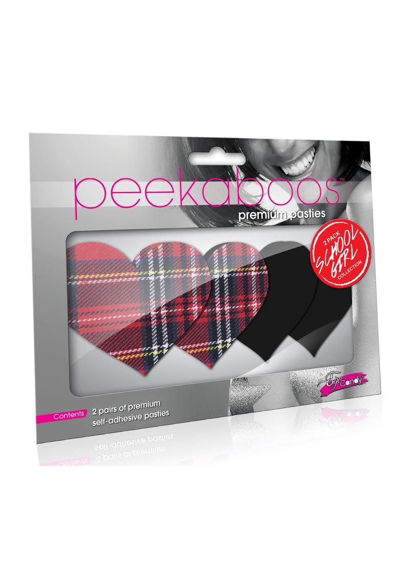 Peekaboo Colegiala Corazones Empanadillas - Rojo