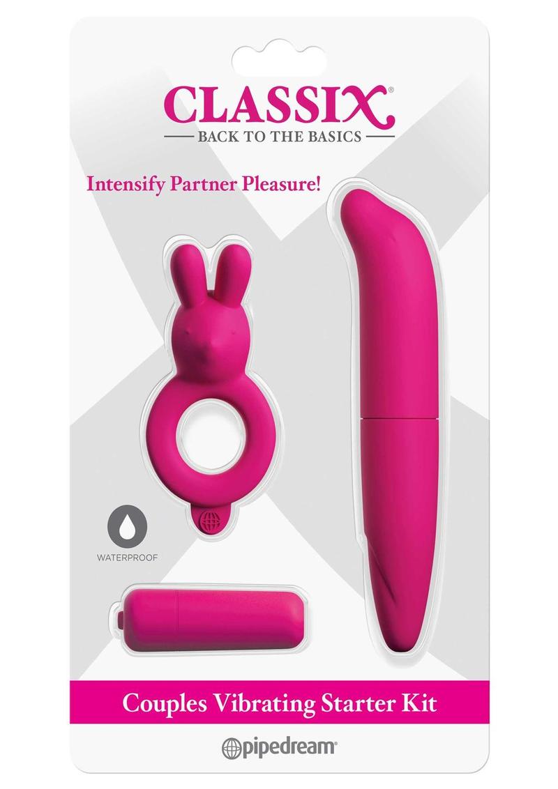 Kit de inicio con vibración para parejas Classix - Rosa
