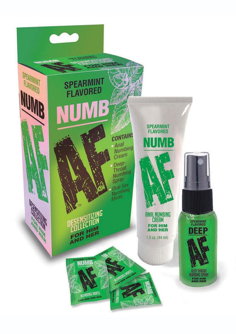 Kit Numb AF sabor menta verde (juego de 3)