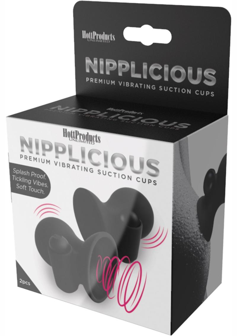 Copas vibradoras para pezones NIPLICIOUS - Negras