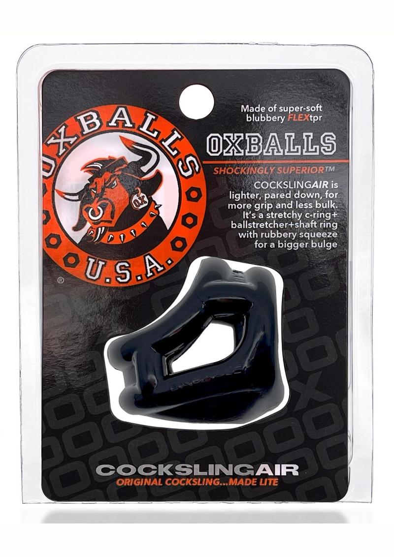 Oxballs Cocksling - Eslinga de aire para pene y testículos - Negra