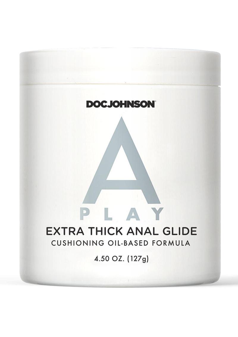 A-Play - Fórmula a base de aceite amortiguador extra grueso para deslizamiento anal, 127 g