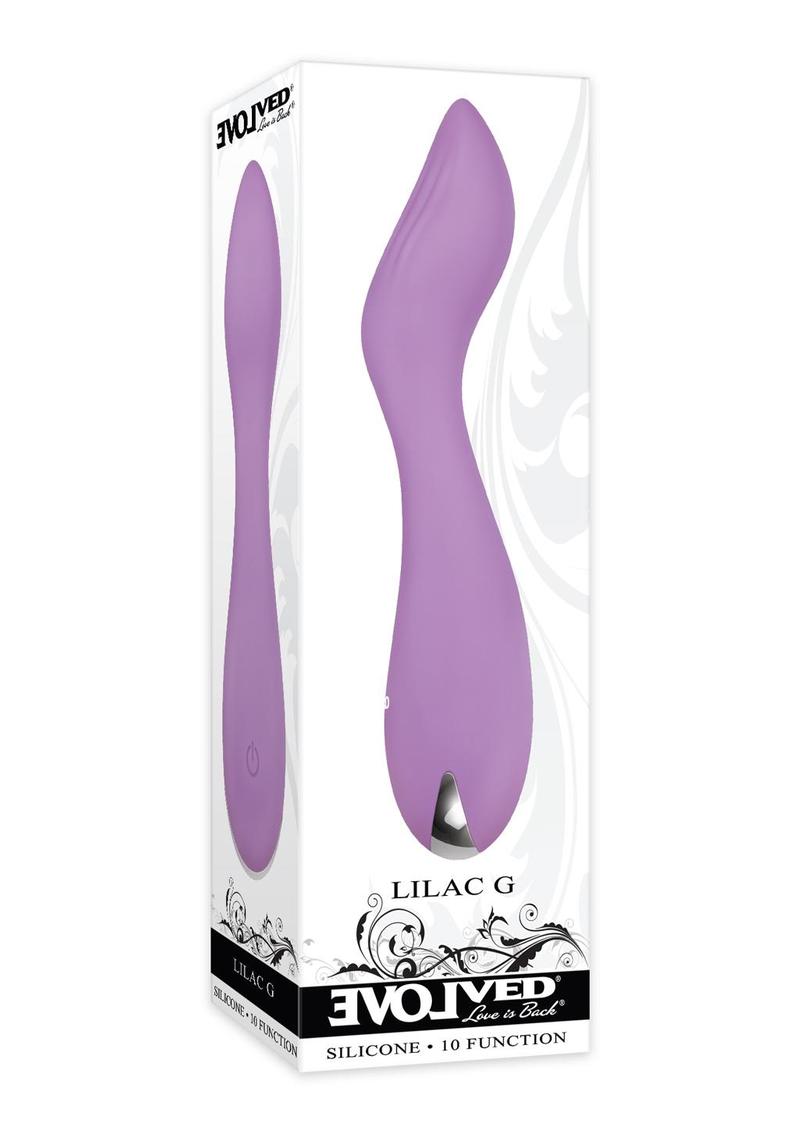 Vibrador de silicona recargable Lilac G - Morado