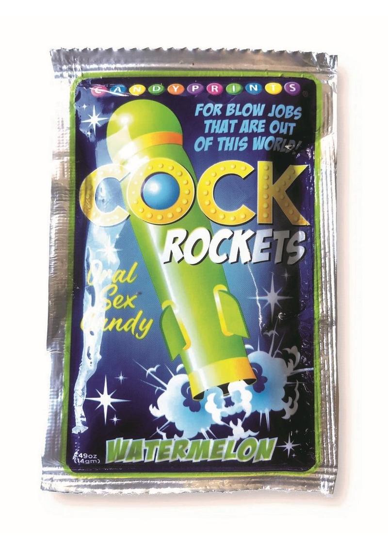 Caramelos para sexo oral Cock Rockets - Sandía