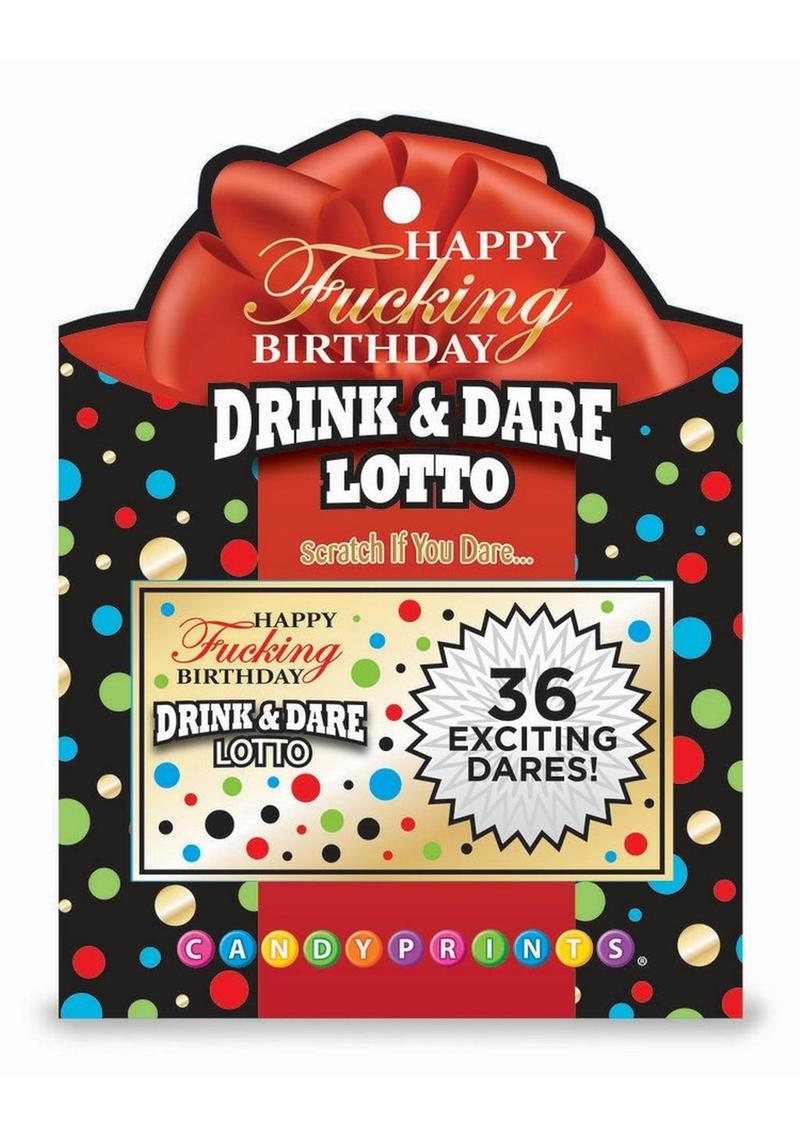 Juego de desafío de lotería de feliz cumpleaños