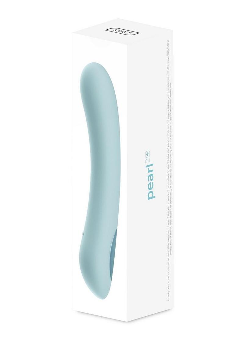 Kiiroo Pearl2+ - Vibrador de silicona para el punto G - Turquesa