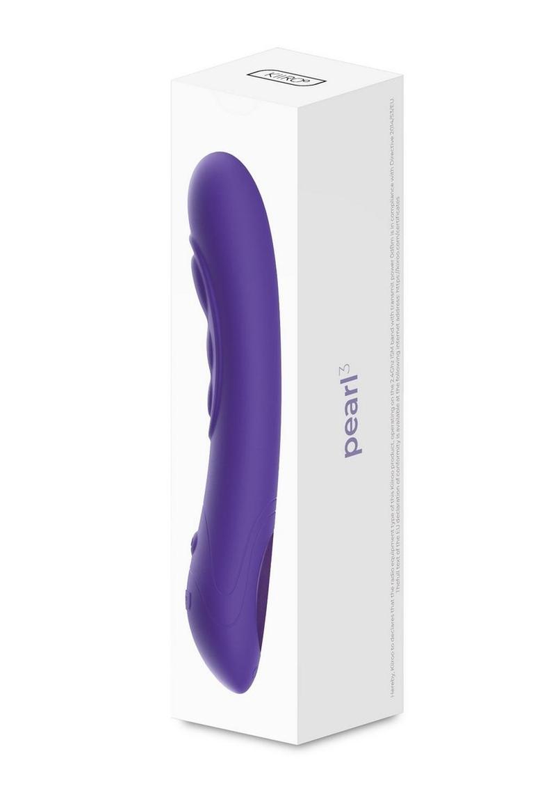 Kiiroo Pearl3 - Vibrador interactivo de silicona para el punto G - Morado