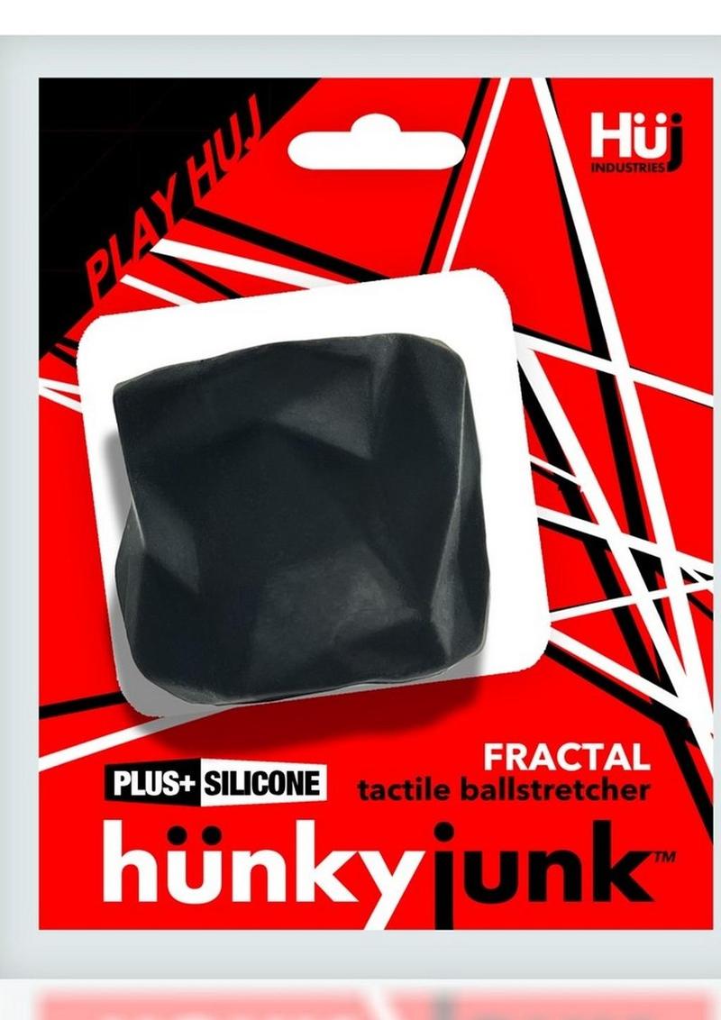 Estiramiento de bolas táctil Fractal de Hunkyjunk - Negro hielo de alquitrán