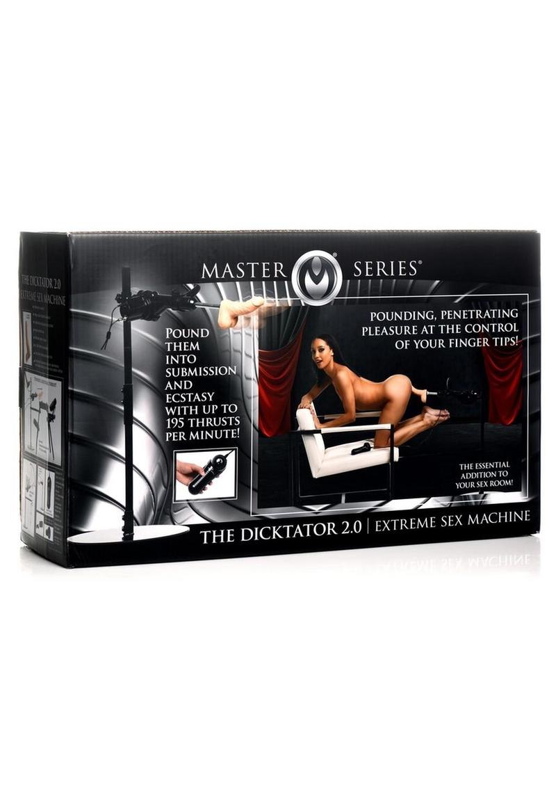 Domina la máquina sexual extrema Dicktator 2.0 con control remoto