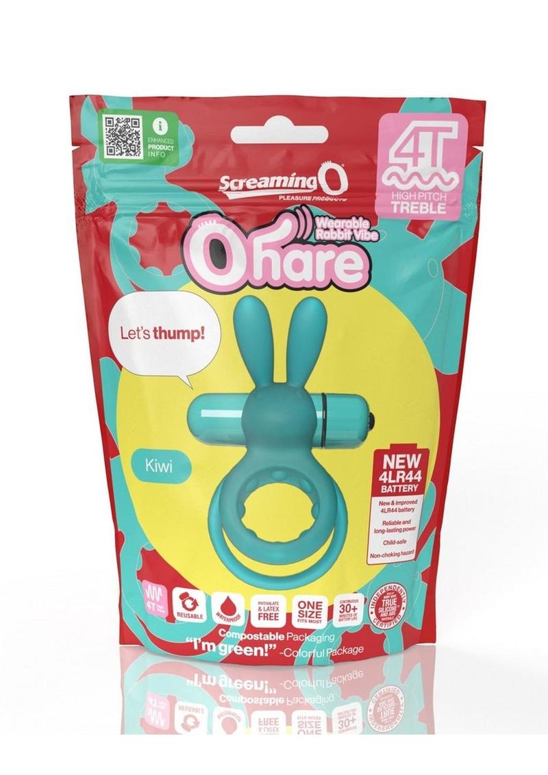 Anillo vibrador para el pene Screaming O 4T Ohare - Kiwi