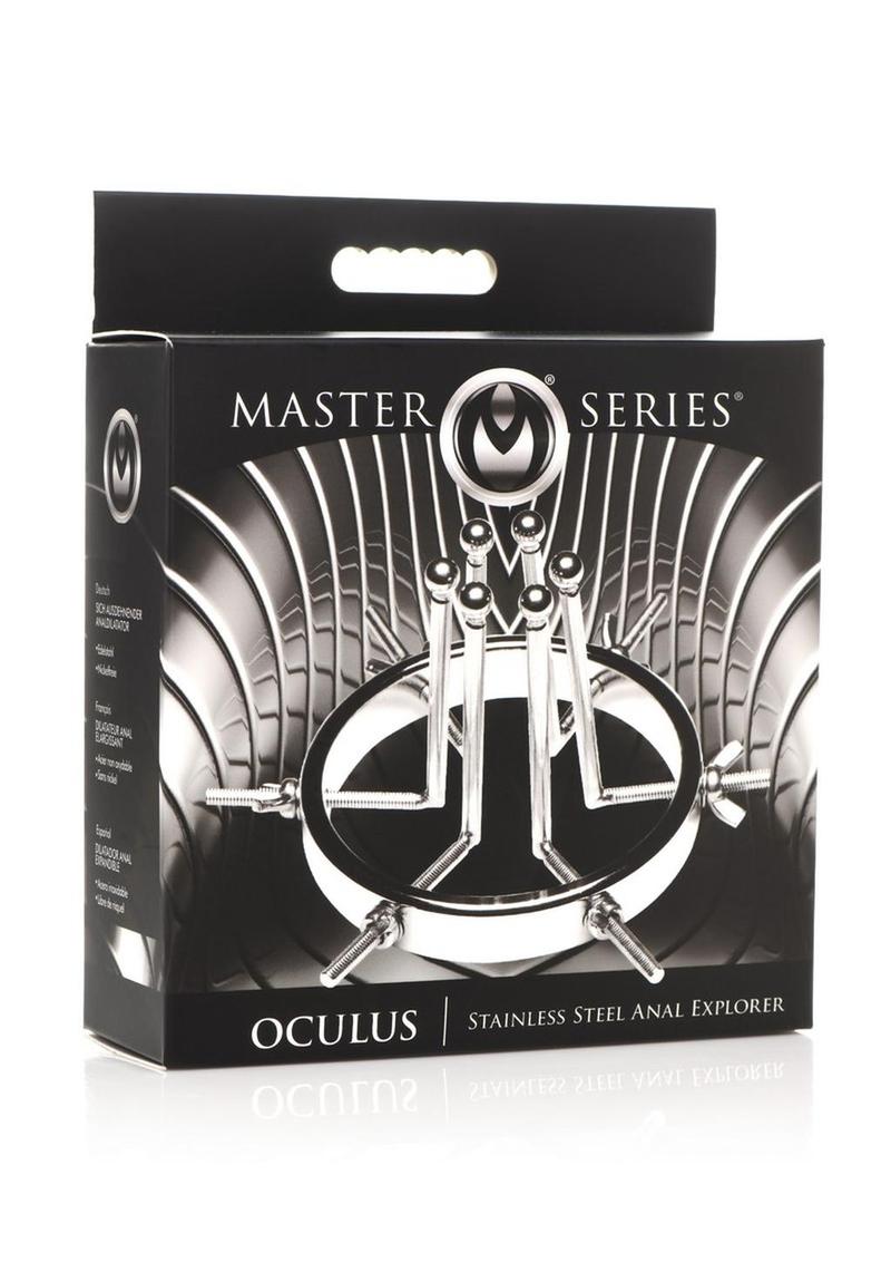 Explorador anal de acero inoxidable Oculus Master Series