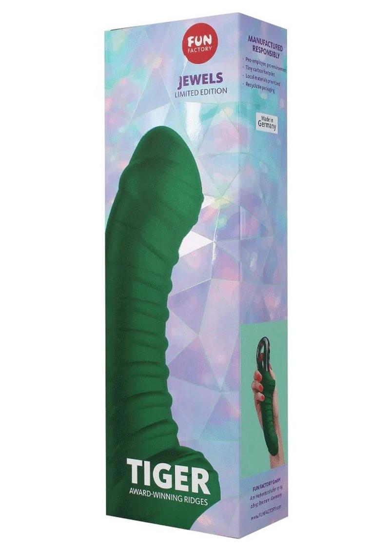 Vibrador de silicona Tiger G5 Jewels Edición Limitada - Verde Esmeralda