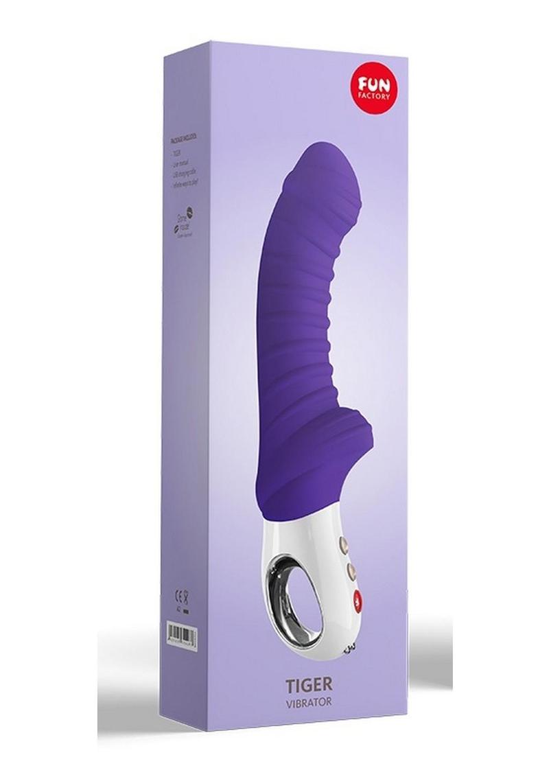 Vibrador de silicona Tiger G5 - Violeta