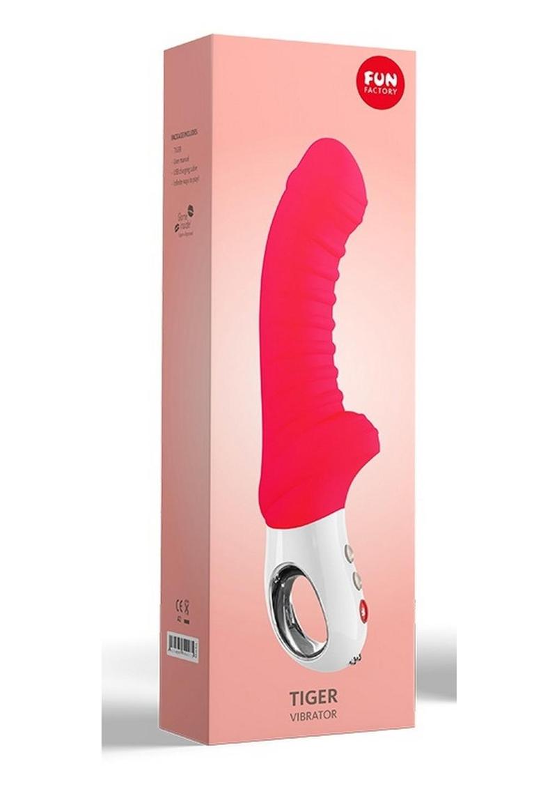 Vibrador de silicona Tiger G5 - Rojo India