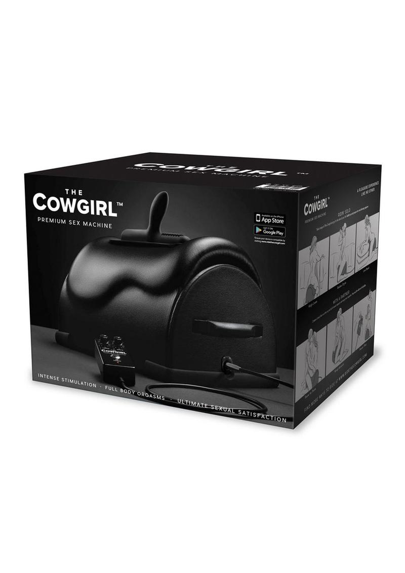 Máquina sexual de silicona premium Cowgirl - Negra