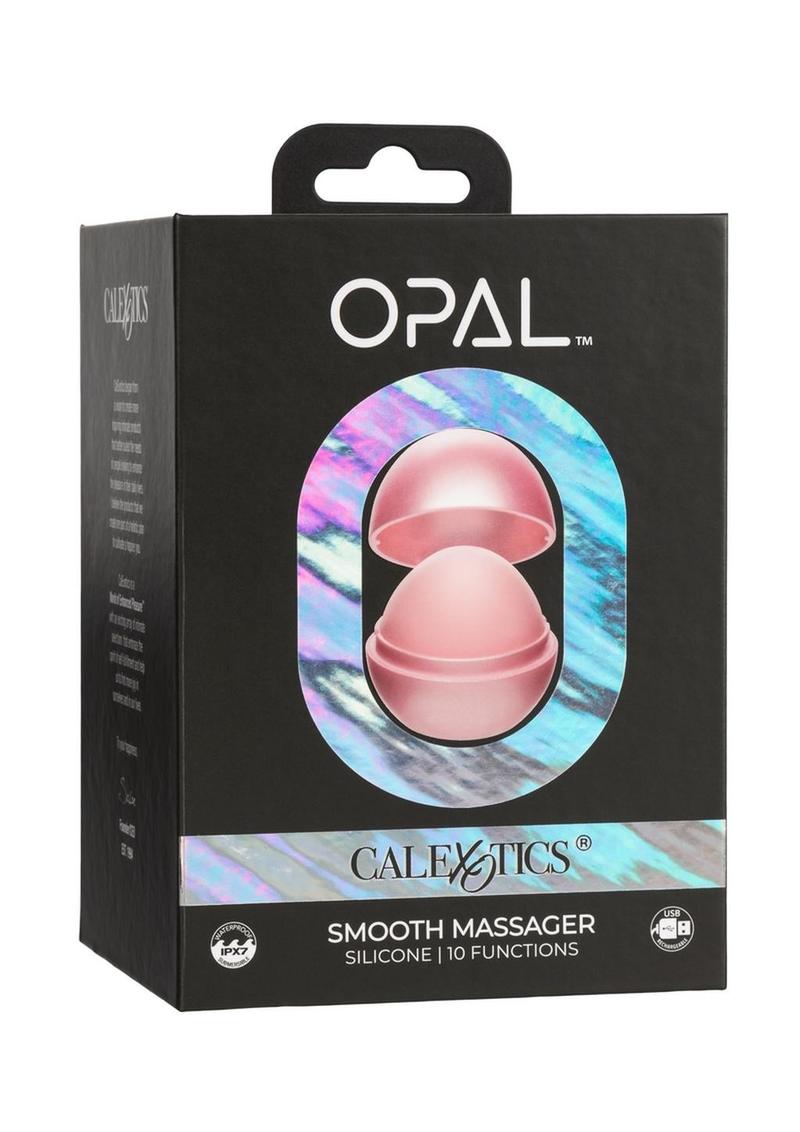 Masajeador recargable de silicona suave Opal - Rosa
