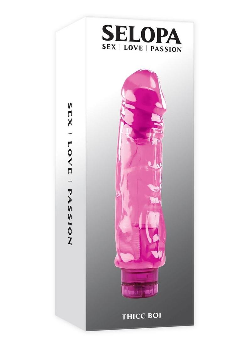 Consolador Vibrador Selopas Thicc Boi - Rosa