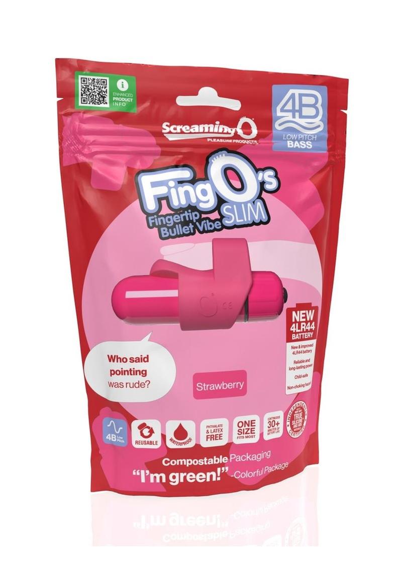 Vibrador de dedo delgado 4B FingO - Fresa