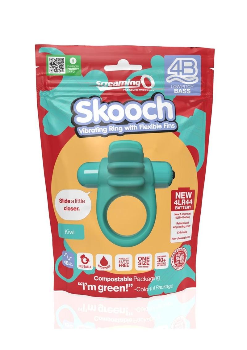Anillo vibrador para el pene 4B Skooch - Kiwi