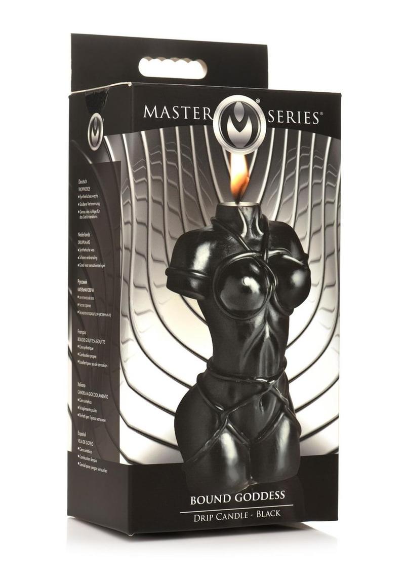 Vela de goteo Master Series Bound Goddess - Negra