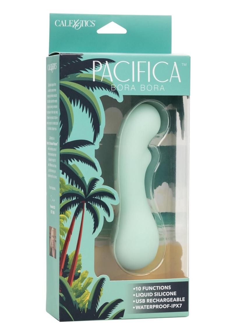 Vibrador de silicona recargable Pacifica Bora Bora - Verde