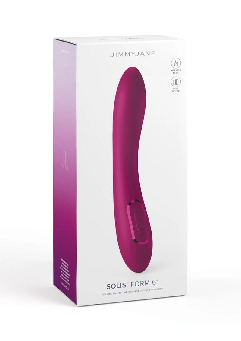 JimmyJane Solis Form 6 Vibrador de Silicona Recargable - Fucsia